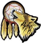 Howling wolf patch