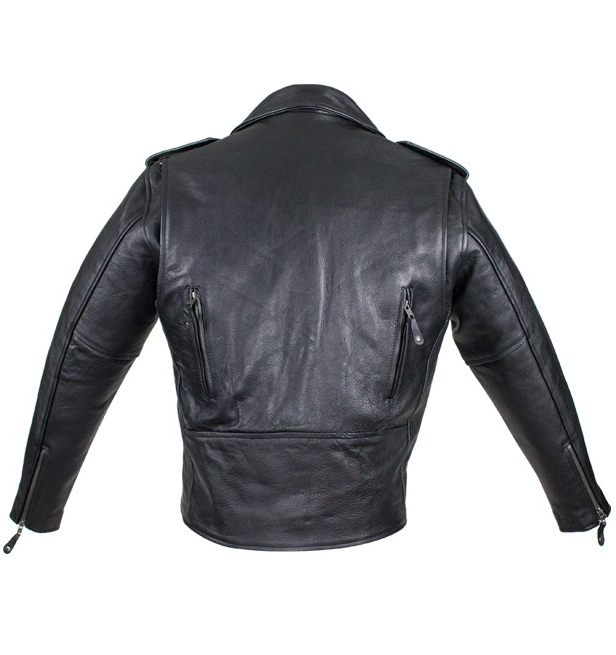 Womens Leather Motorcycle Jacket With Half Belt WLSJ07 – Leather Supreme