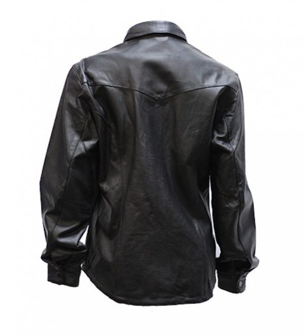 Womens leather shirt