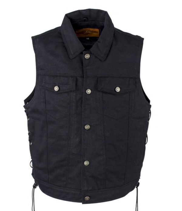 Button snap vest