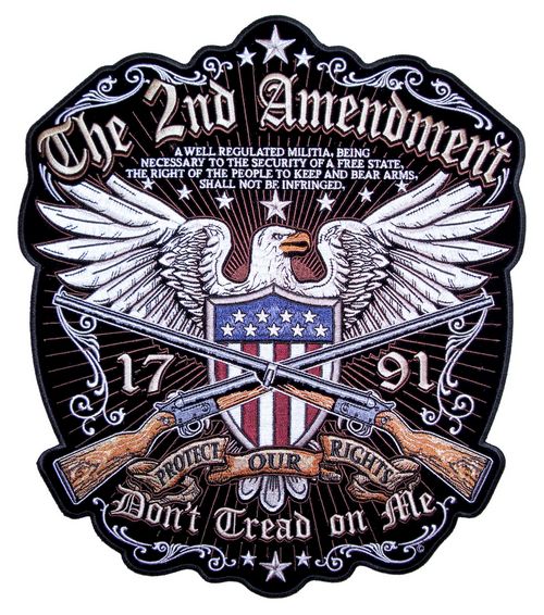 second amendment patches 