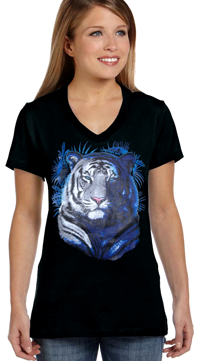 womens tiger face shirt