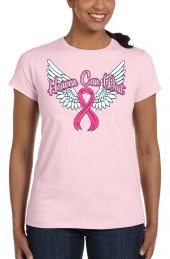 ladies breast cancer awareness t-shirt