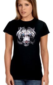 ladies tiger biker t-shirt