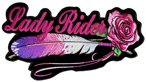 lady rider patches 