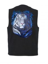 tiger face designer vest