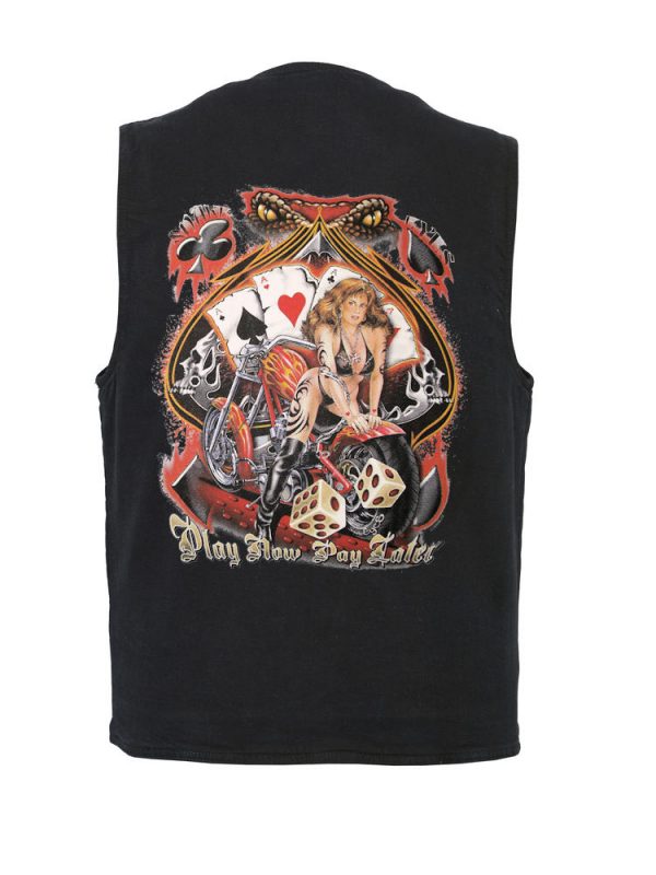 mens snake eyes designer vest