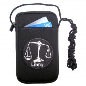 women's cell phone case with libra patch design