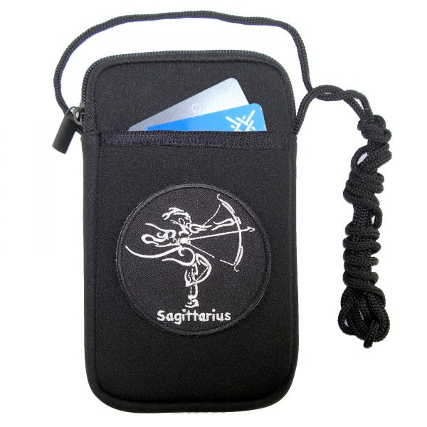 ladies smart phone case with Sagittarius patch