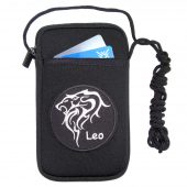 ladies cell phone holder with Leo patch