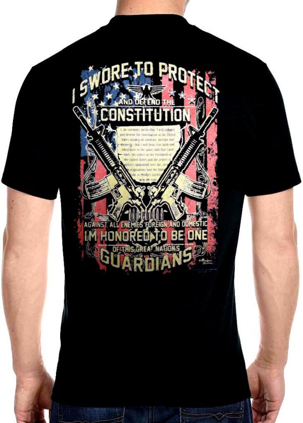 mens patriotic constitution biker t-shirt