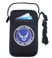 ladies cell phone holder with air force proud wife design