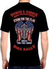 Mens Sturgis American Flag T-Shirt