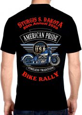 Sturgis Bike Rally American Pride T-Shirt