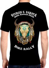 Sturgis American Bison Skull Shirt