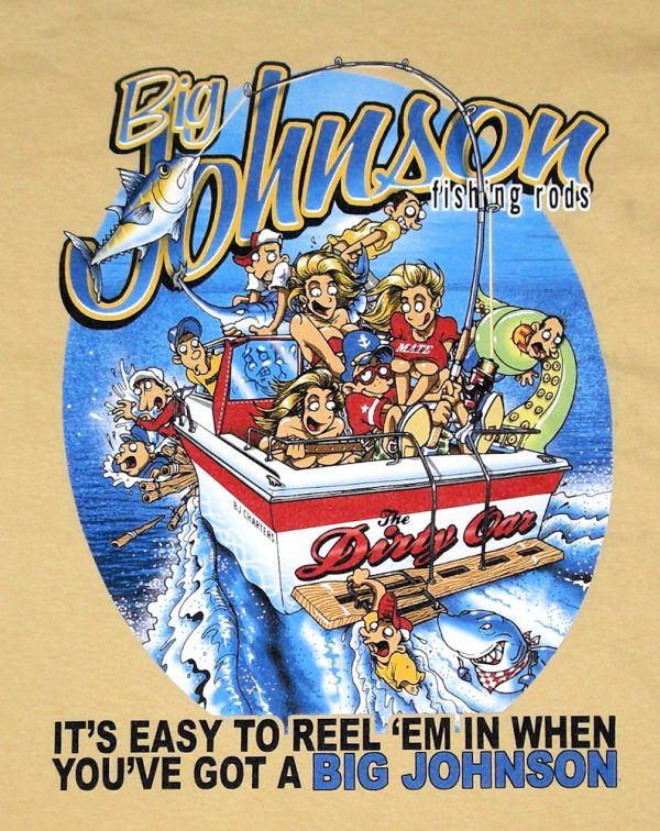 Big Johnson fishing rods tee shirt