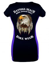 Daytona Bike Week 2021 Native American Eagle Ladies Tee Shirt