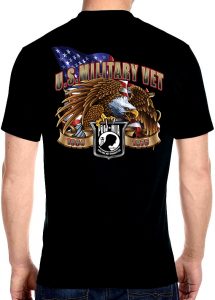 Mens veteran eagle shirt