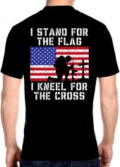 mens kneel for the cross shirt