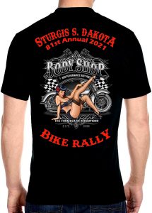 mens 2021 sturgis body shop babe tee