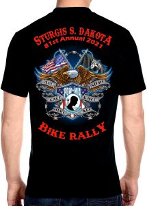 mens 2021 sturgis pow-mia eagle tee