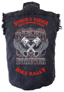 mens 2021 sturgis biker forever denim shirt