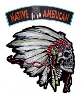 Native American Indian skull headdress