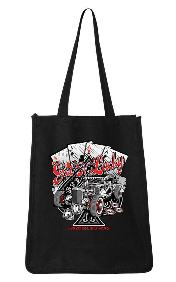 get n lucky tote bag
