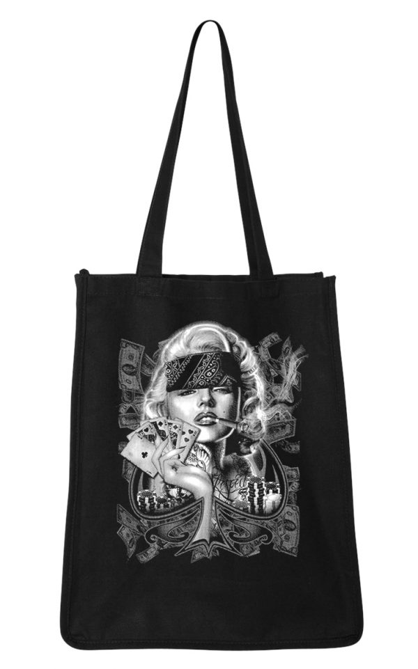 gangster marilyn monroe shopping bag