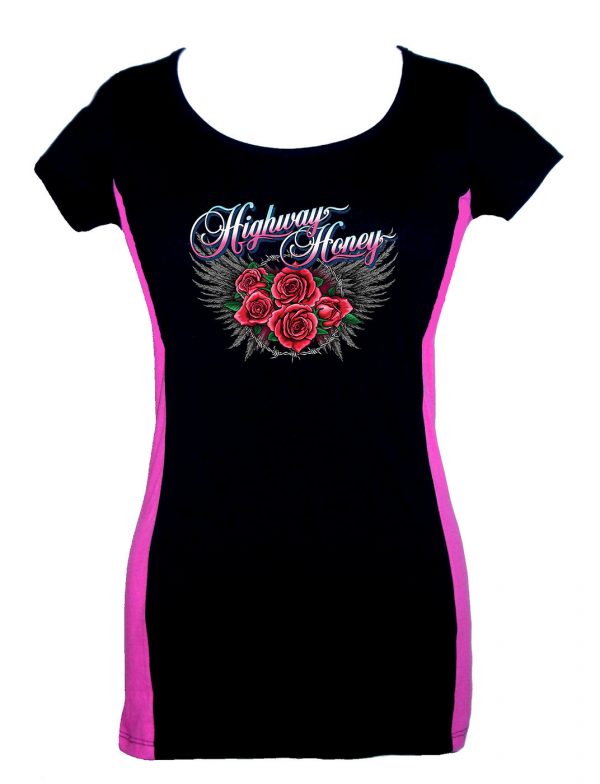 ladies highway honey 2 tone t-shirt