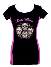 lady two tone biker tee lady biker