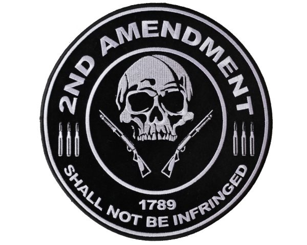 The 2nd amendment skull patch