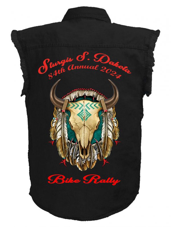 Sturgis Native American steer shirt