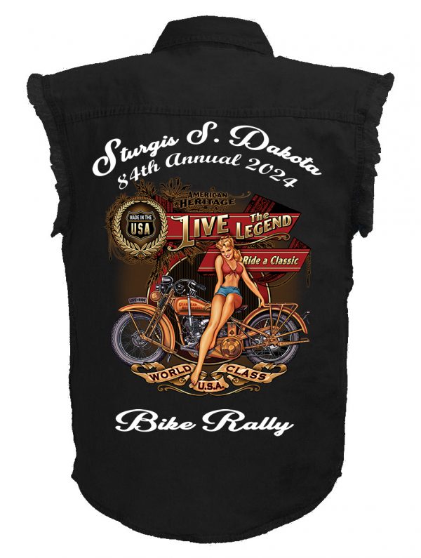 Ride a classic motorcycle shirt