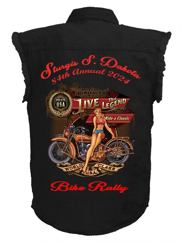 Biker girl shirt