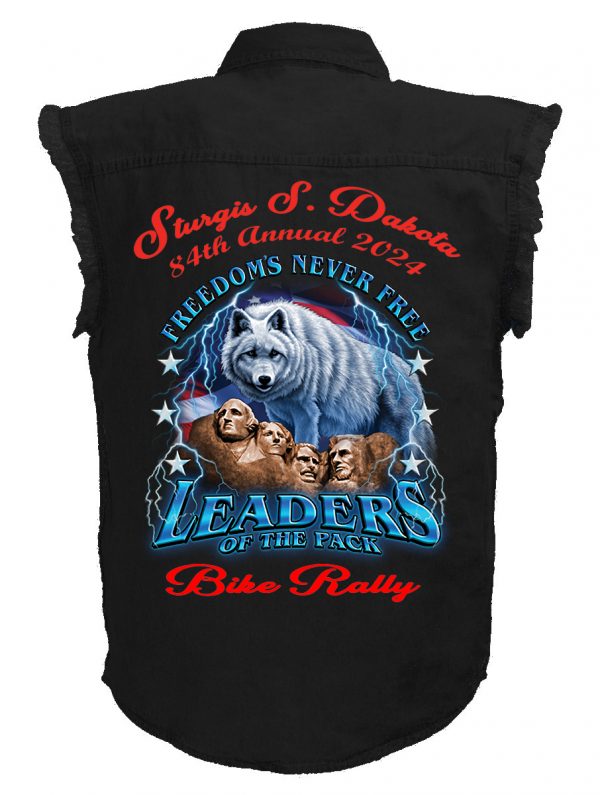 Wolf leader of pack Sturgis shirt