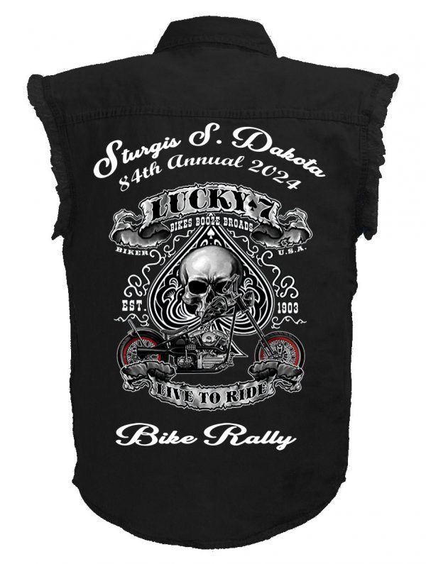 Motorcycle lucky 7 shirt