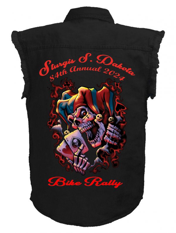 Sturgis evil jester joker shirt