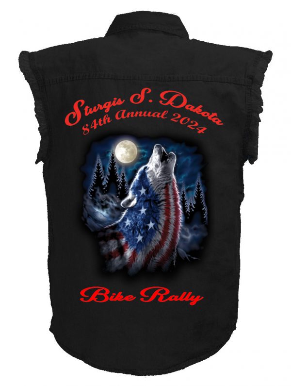 Sturgis bike rally wolf shirt